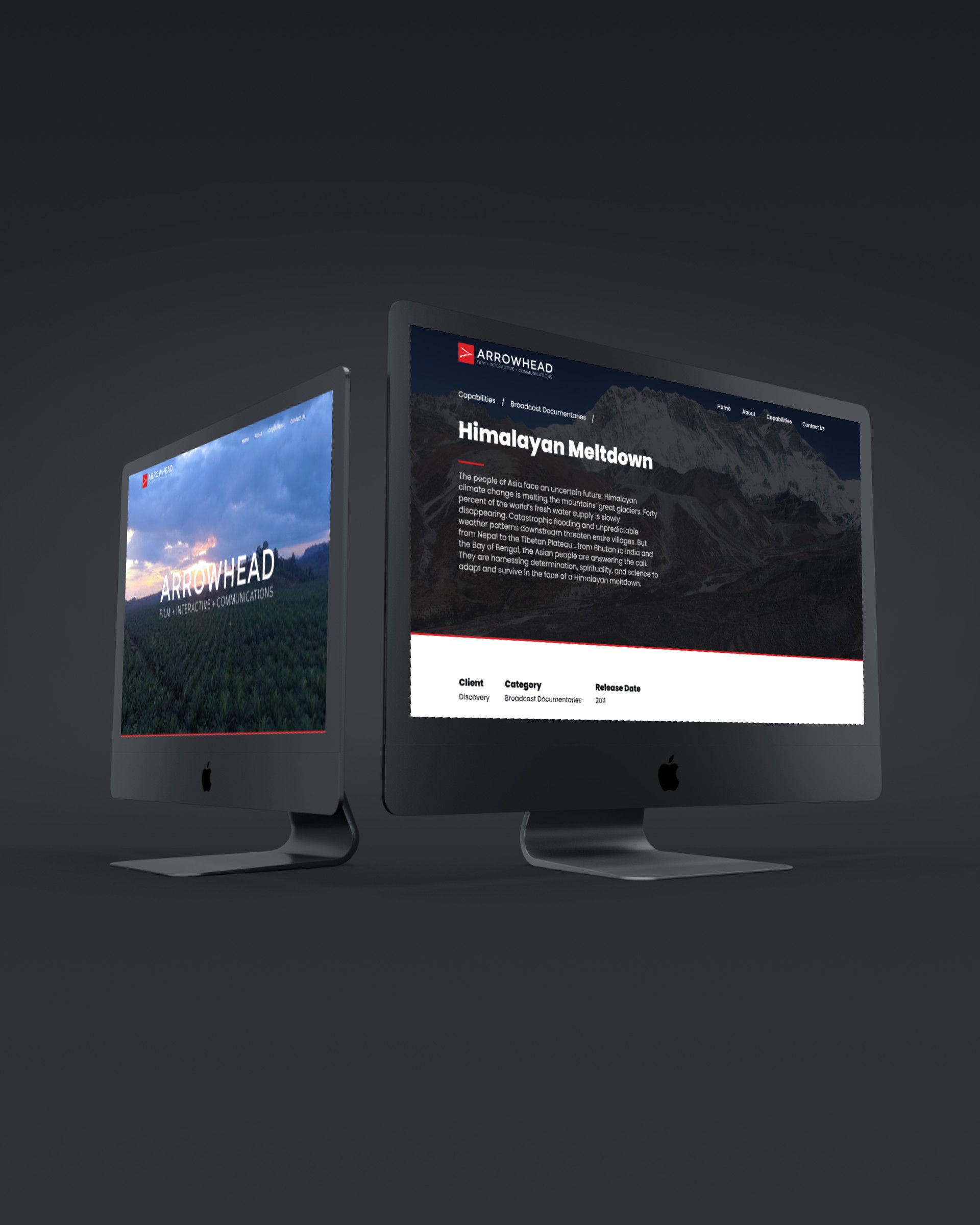 mockup for arrowhead films