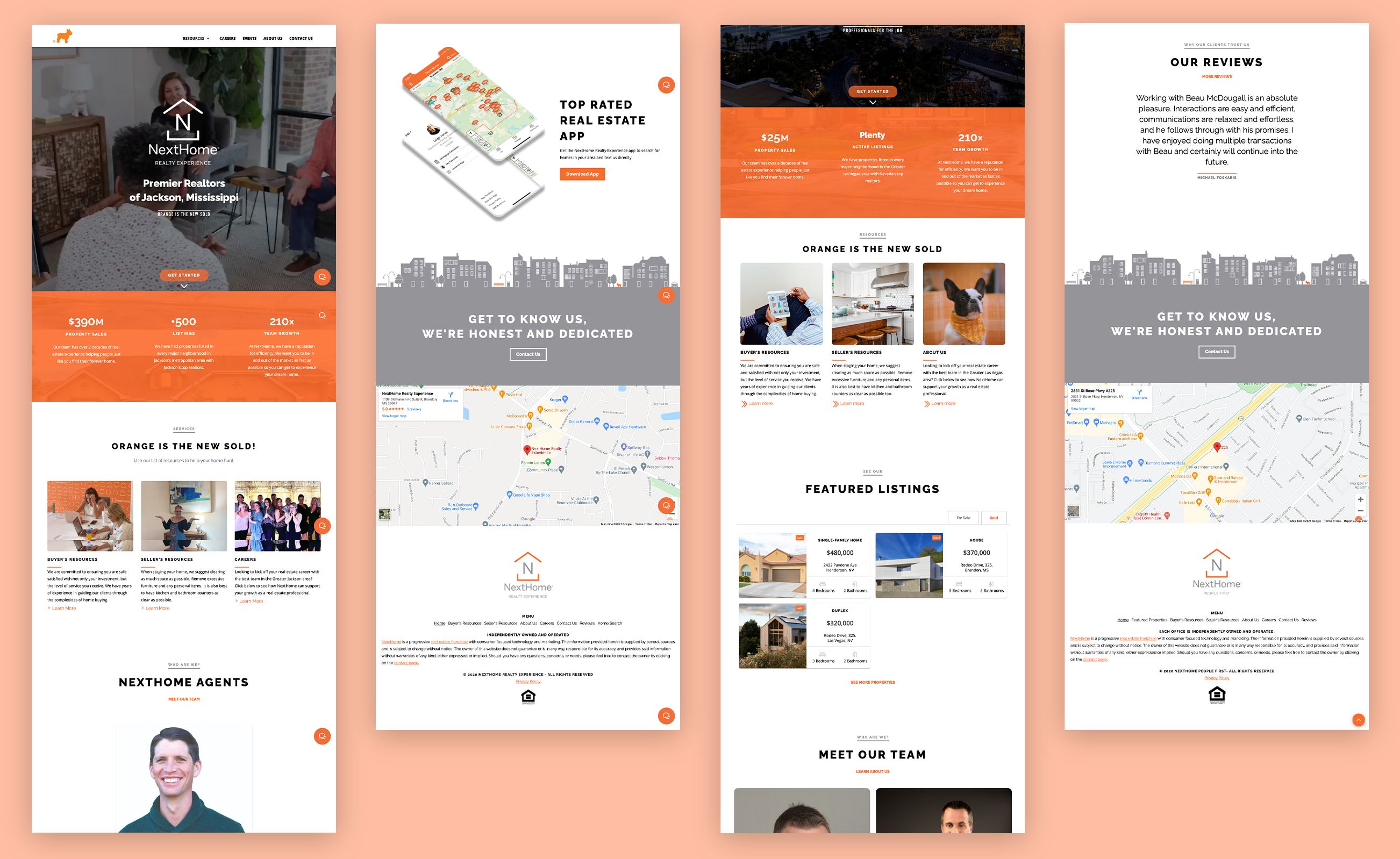 mockup of nexthome templates