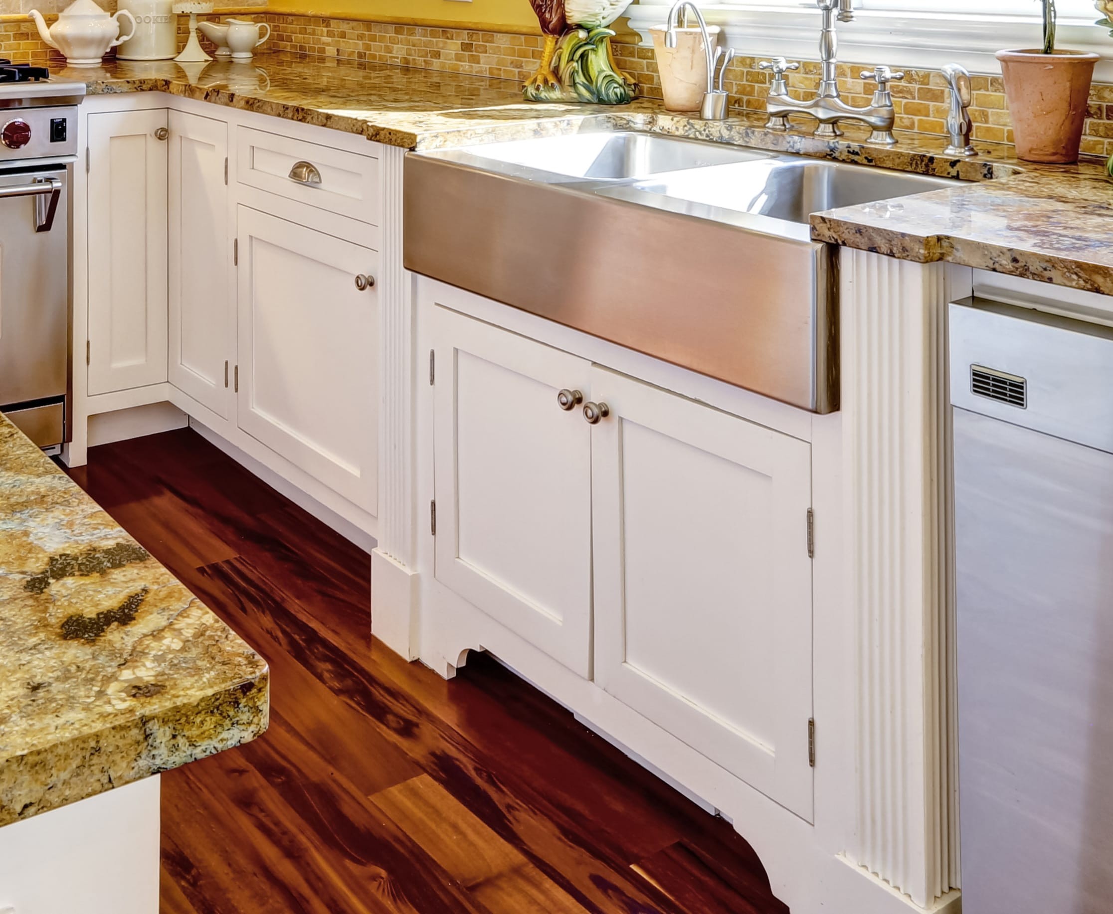 Completed sunrise kitchen with appliances installed