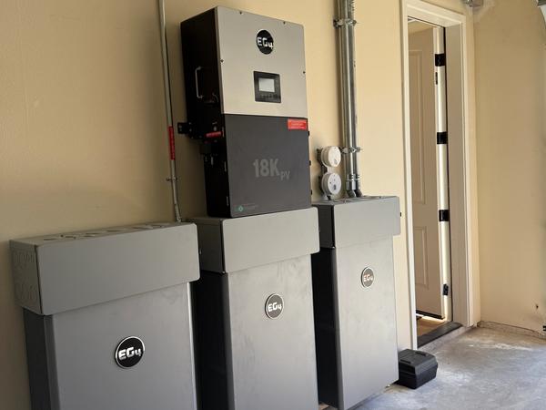 EG4 Grid Tied System with Solar EV charger