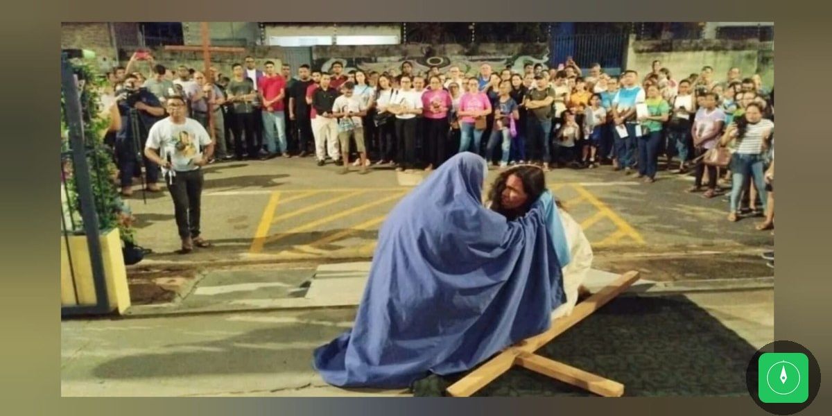 Fé e caminhada: Via-Sacra reúne comunidades católicas no Mirante do Saubal em Santarém