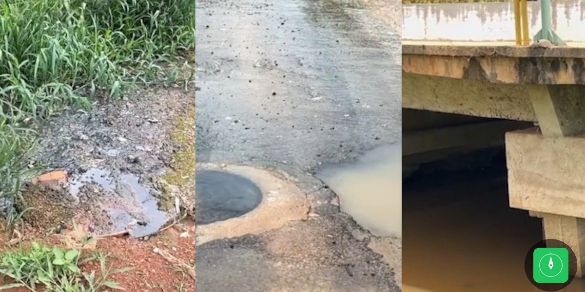 Esgoto a céu aberto ameaça igarapé e área verde em Altamira