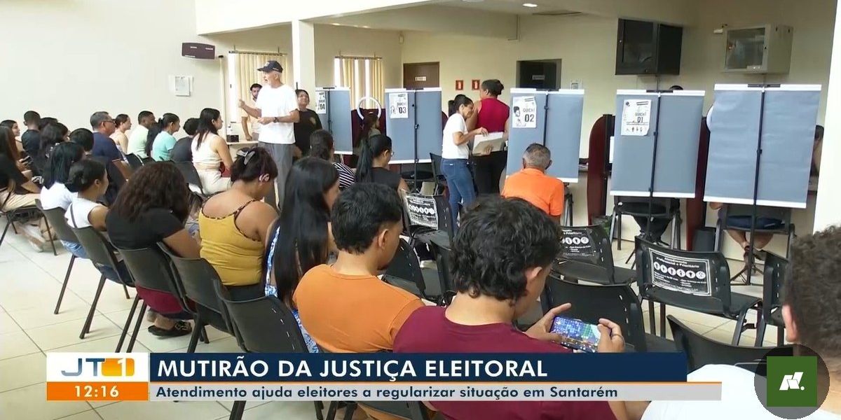 Eleitores Acodem em Massa ao Mutirão da Justiça Eleitoral em Santarém