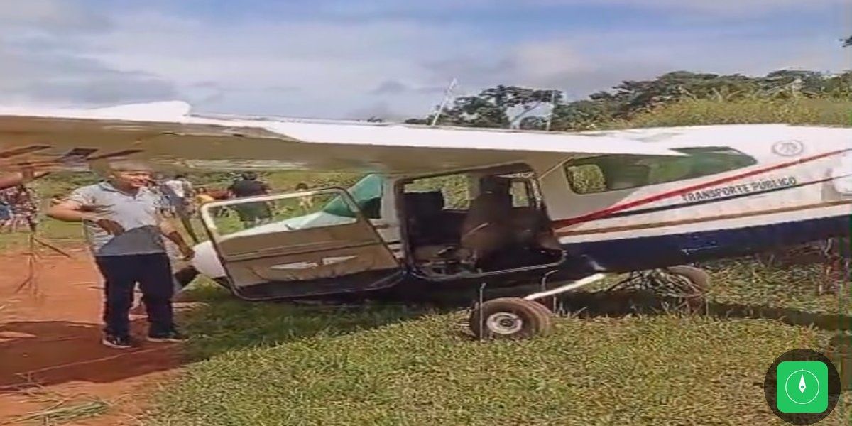 Avião com pacientes indígenas cai em aldeia Kayapó no sul do Pará