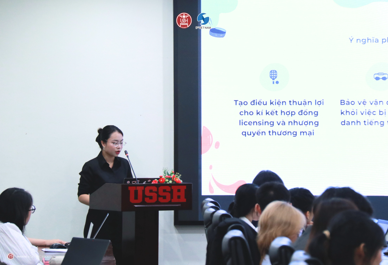 Tham luận của nhóm tác giả đến từ Khoa Pháp luật Quốc tế, Khoa Pháp luật Kinh tế, Trường Đại học Luật Hà Nội