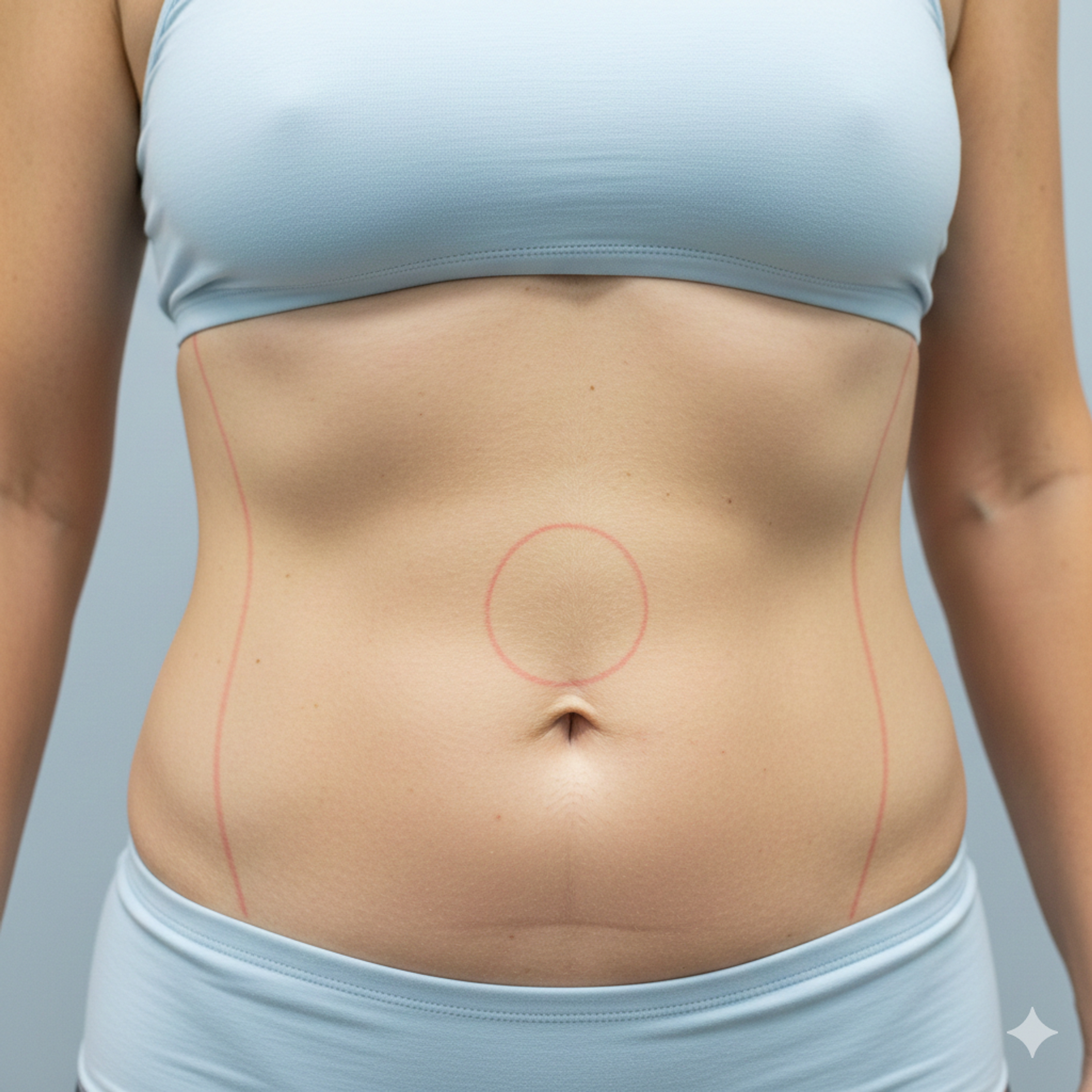 Tummy Tuck - Before photo 1