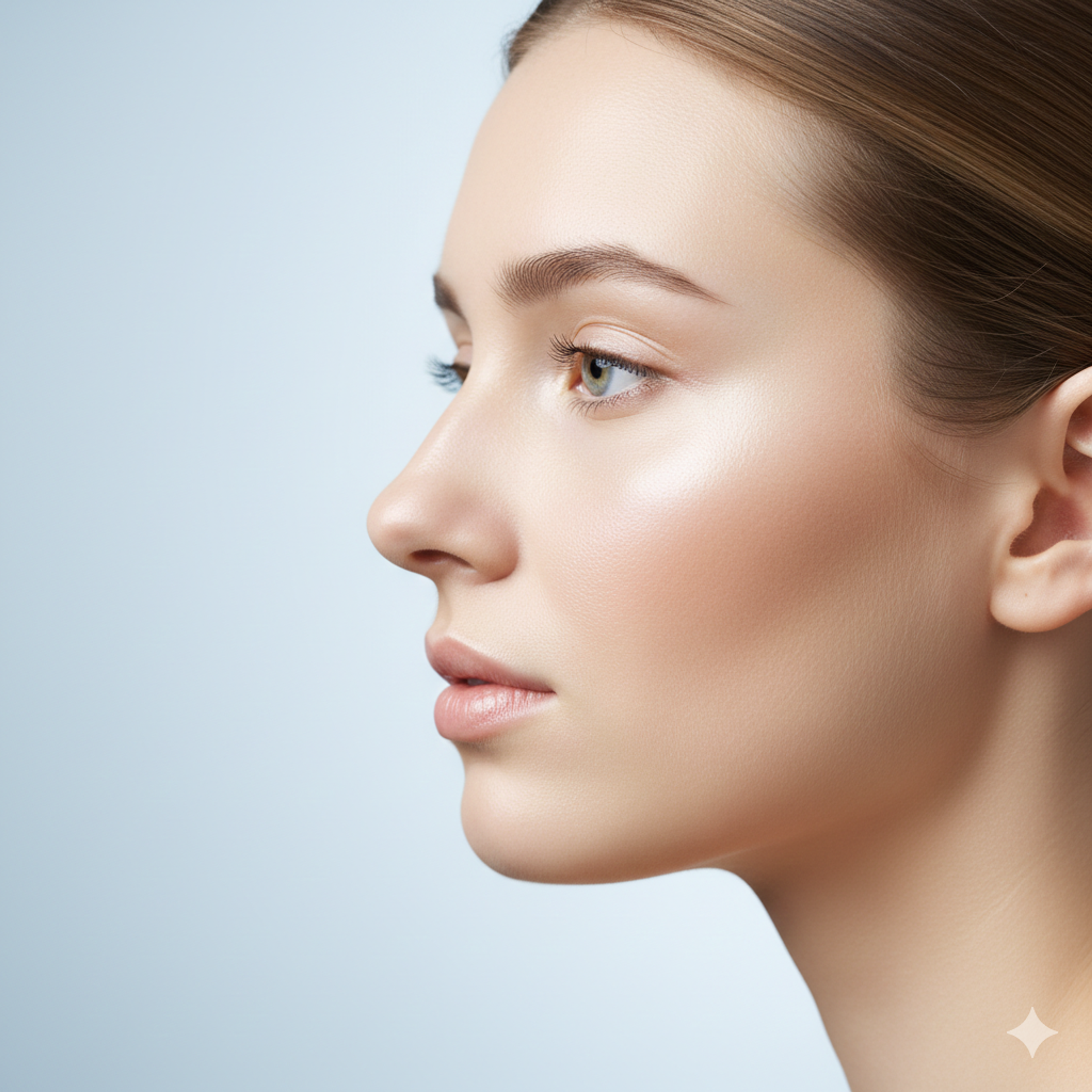 Beautiful woman with radiant, youthful skin