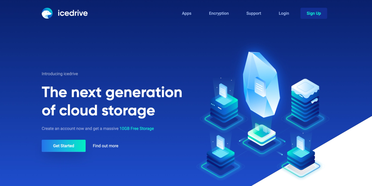 Icedrive is best for simplicity and virtual drive experience.