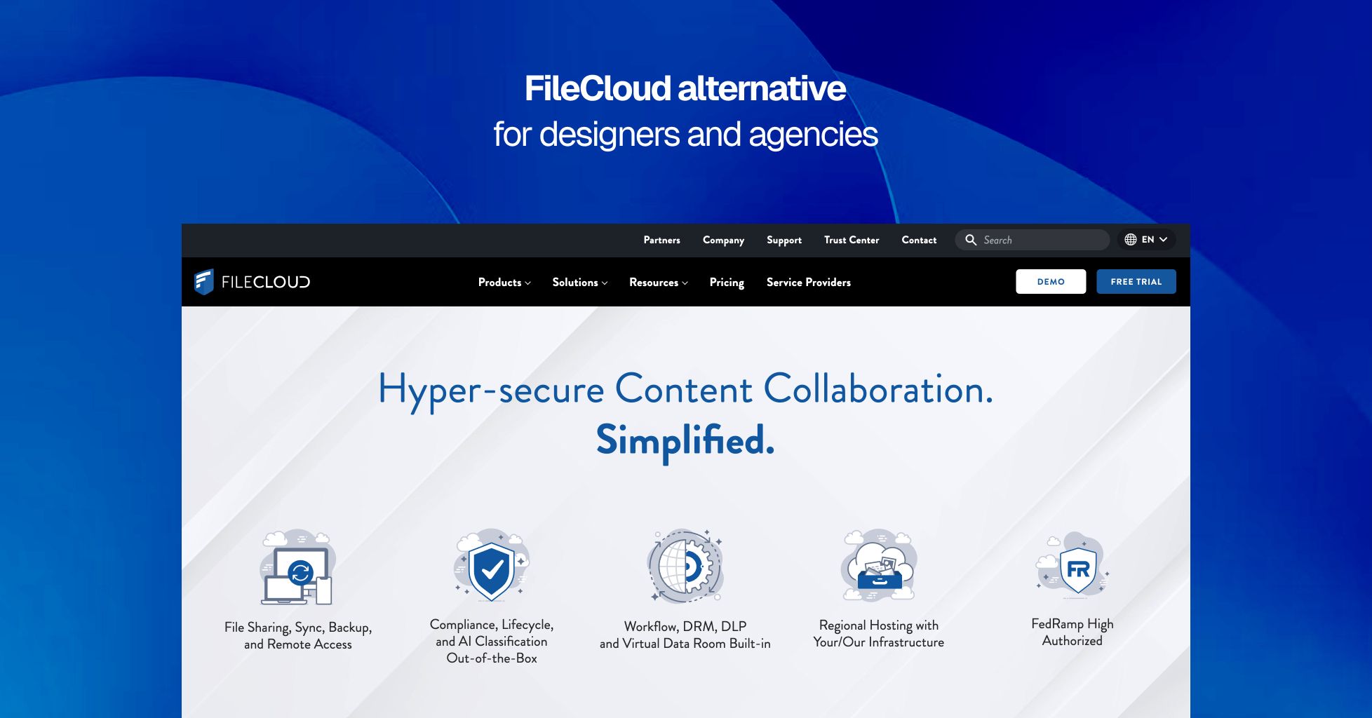 FileCloud alternative for agencies that need branded client delivery