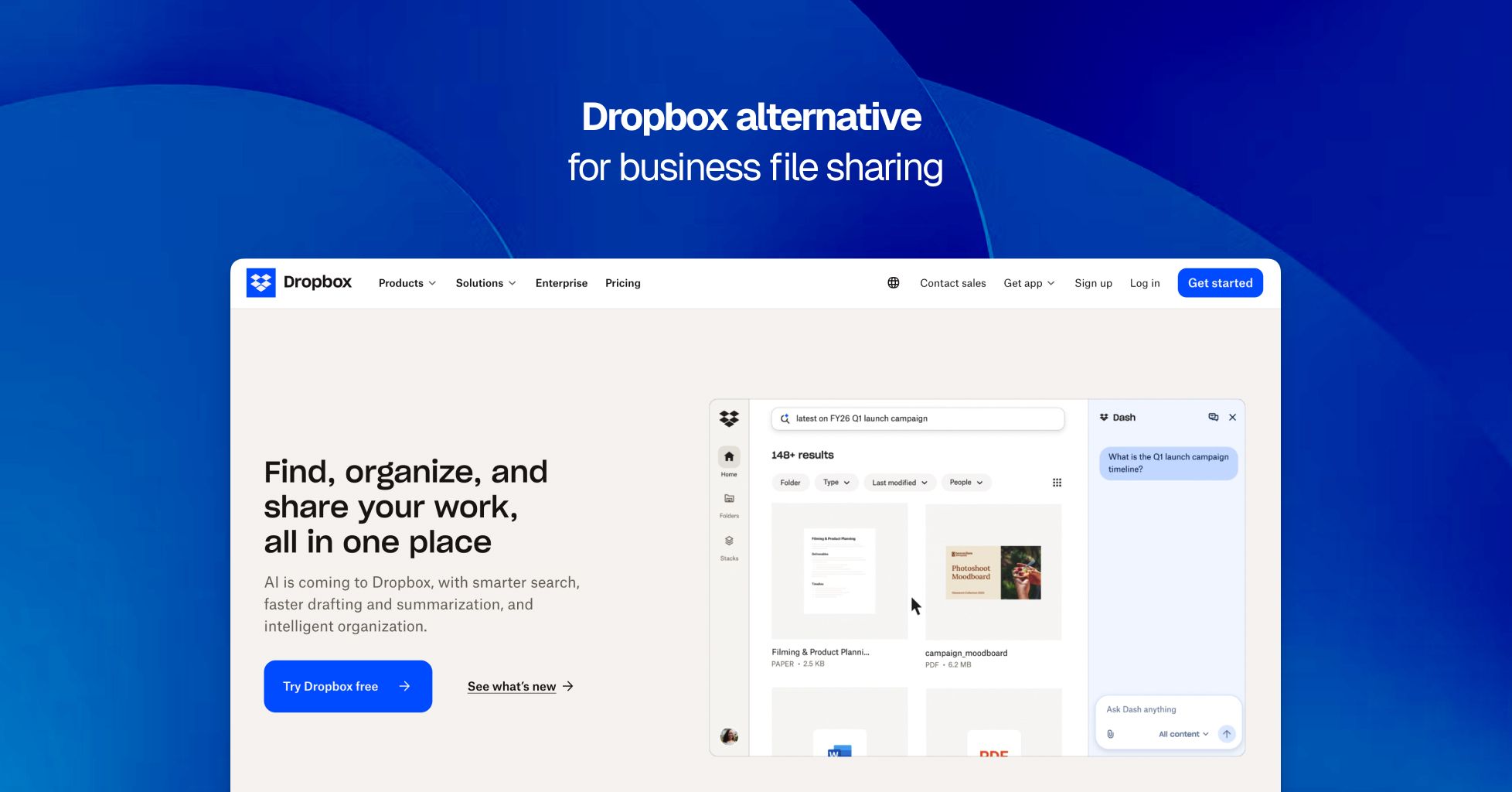 Dropbox alternative for agencies that deliver files to clients