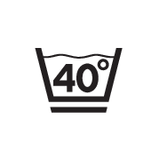Skånevask maks. 40 grader