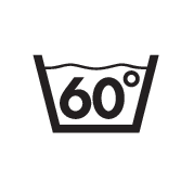 Normalvask maks. 60 grader