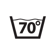 Normalvask maks. 70 grader