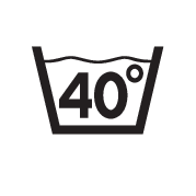 Normalvask maks. 40 grader