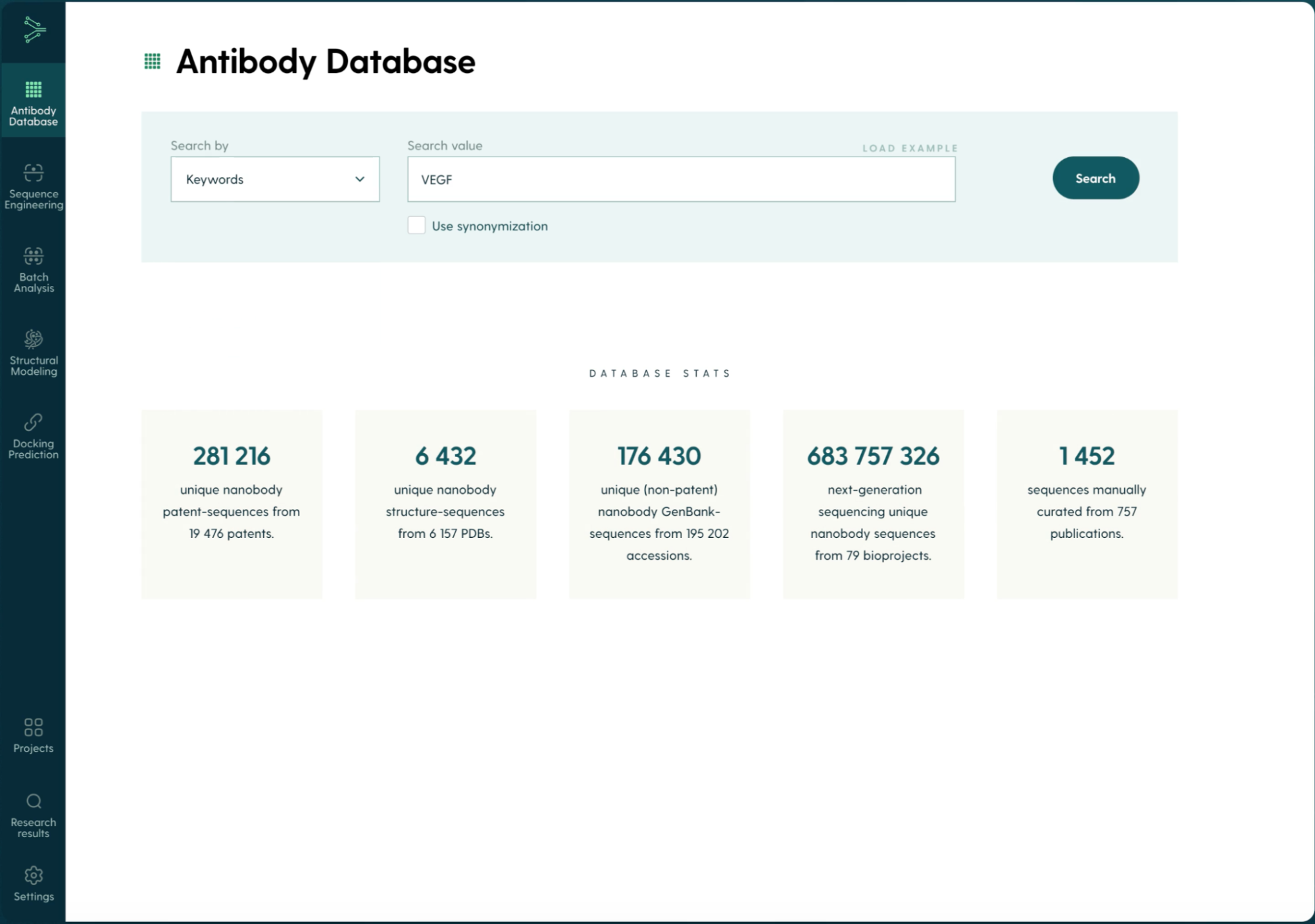 AbStudio Antibody Database