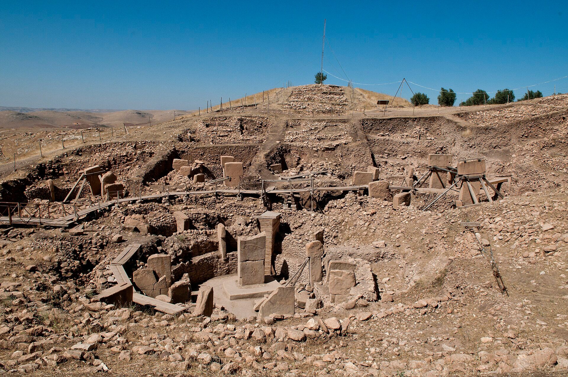 Il sito archeologico di Göbekli Tepe con i suoi pilastri a T
