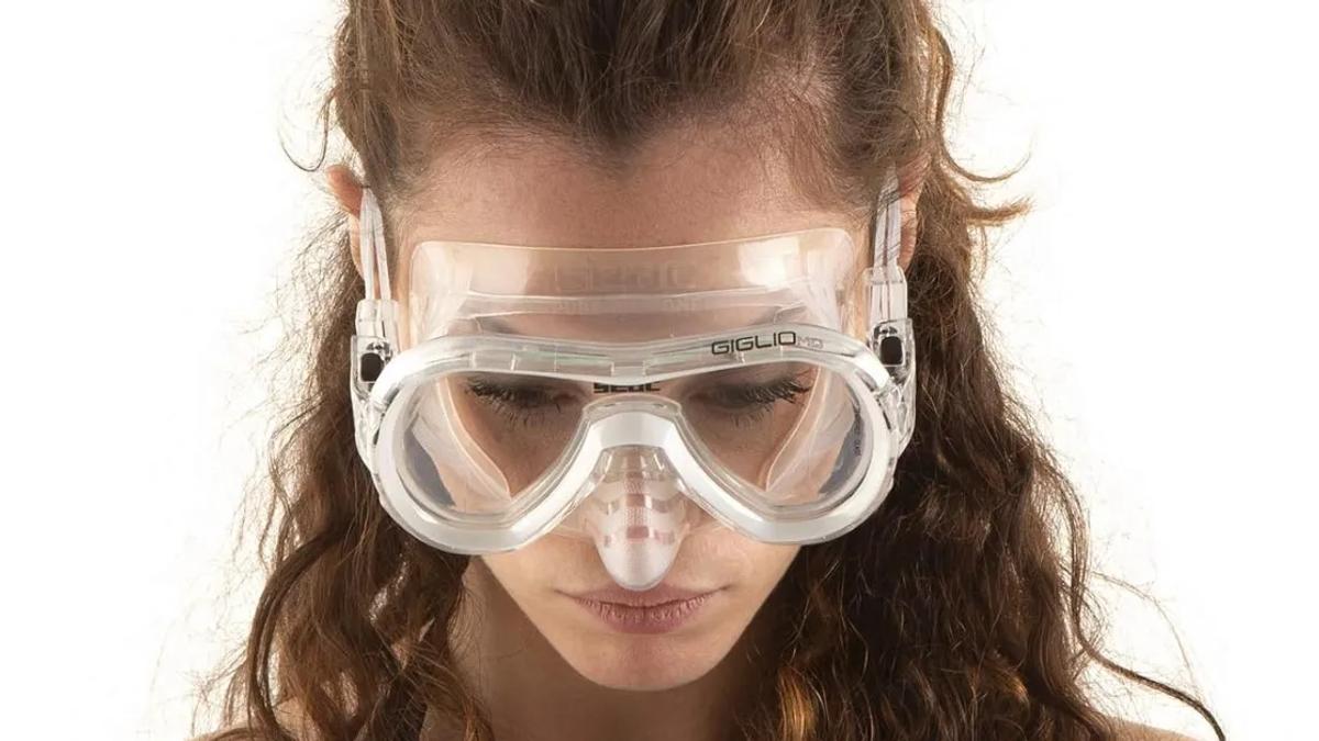 Maschera per respirare sott'acqua