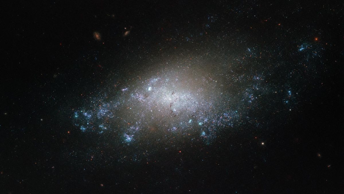 Una galassia a spirale fotografata dal telescopio Hubble