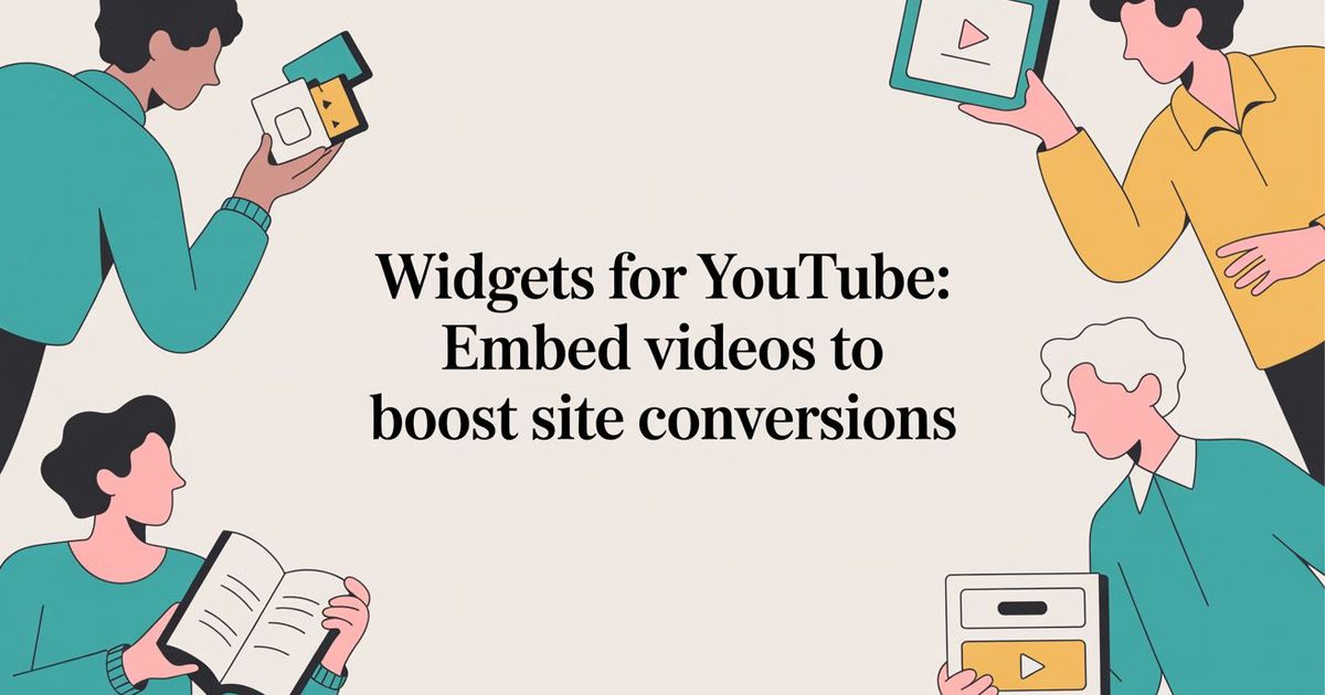 Boost Embed Widgets for YouTube: Embed Videos to Boost Site Conversions…