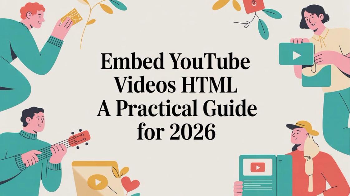 How to Embed YouTube Videos in HTML: A Practical Guide - Wi…