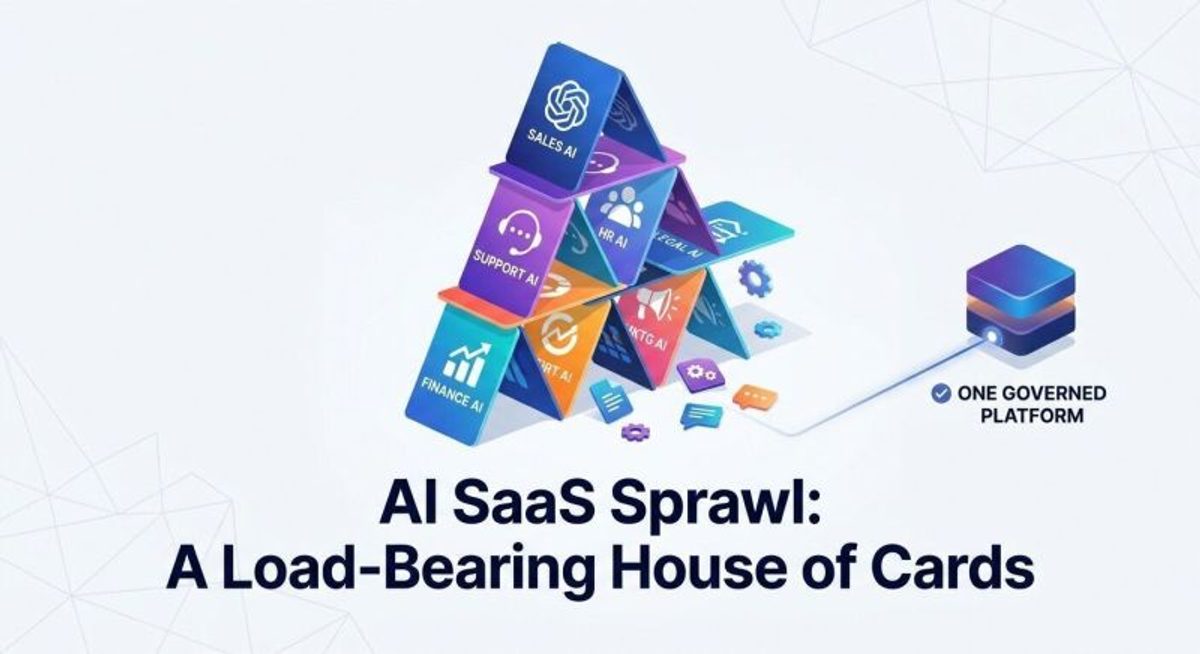 Stacking AI SaaS tools is the new CRM sprawl, and you already know how that movie ends.