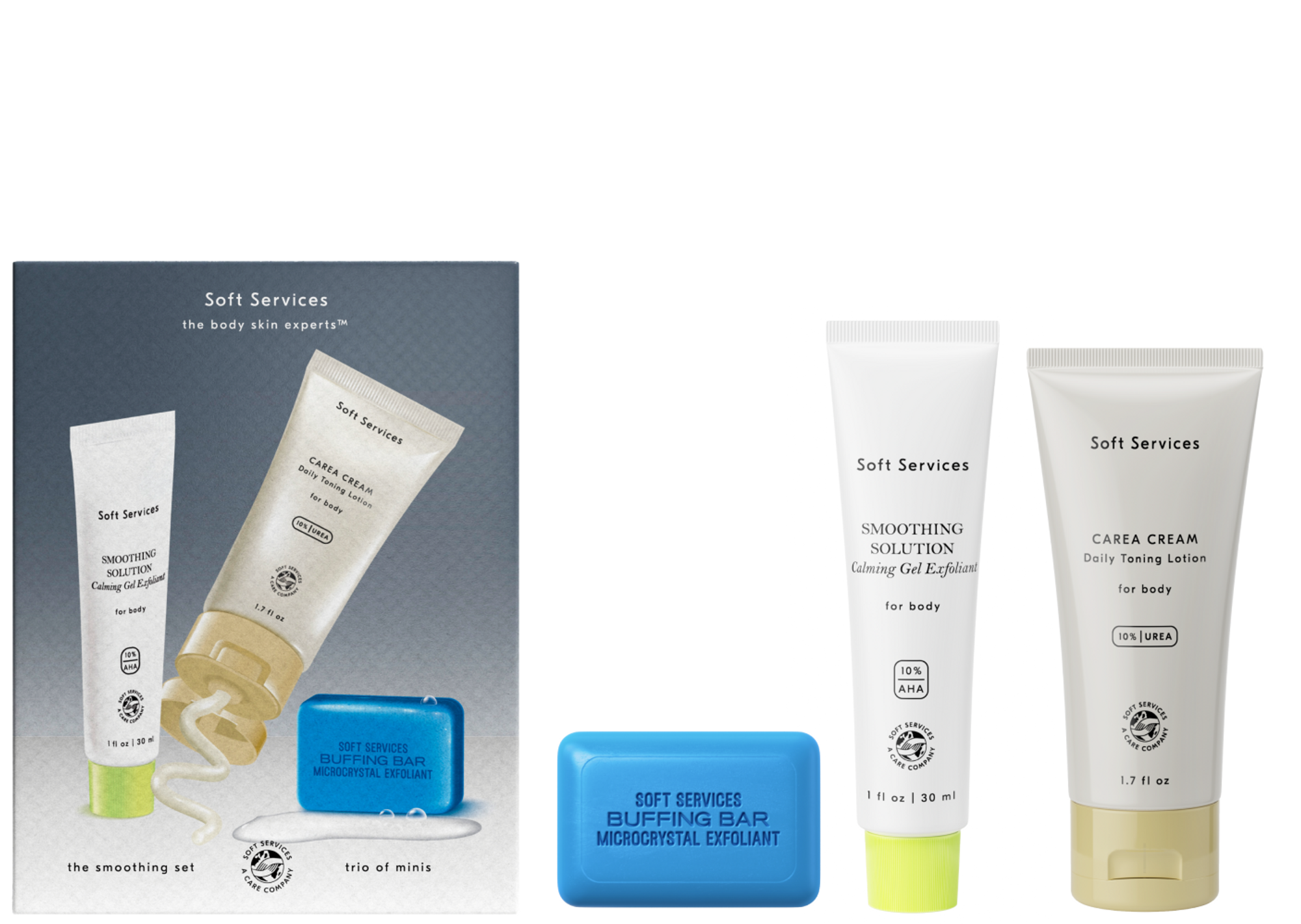 The Soft, Smooth & Glowing Body Trio – Forgotten Skincare