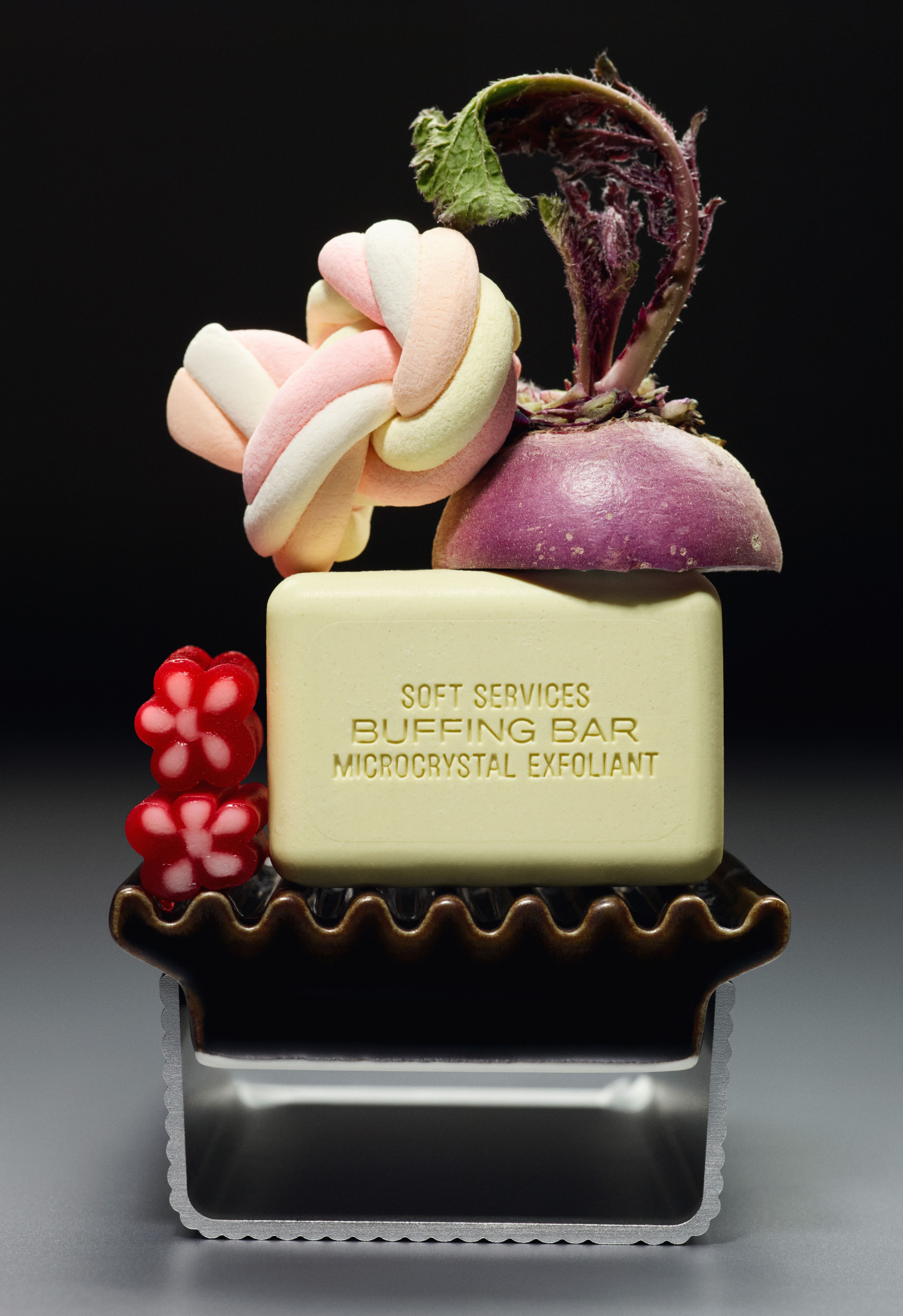 Licorice Soap Home | Ceramic Dish + Metal Cover | Soft Services