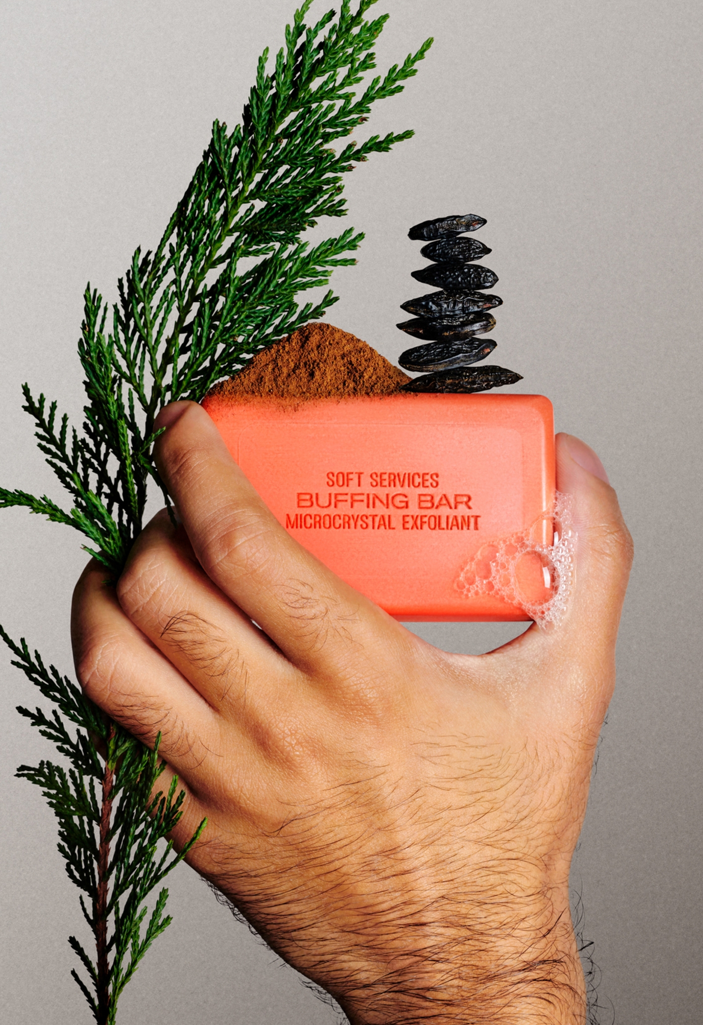 “New Spice” Buffing Bar Microcrystal Exfoliant for Body Soft