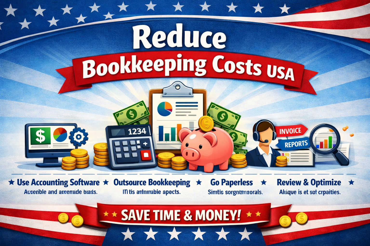 How to Reduce Bookkeeping Costs for Small Businesses USA
