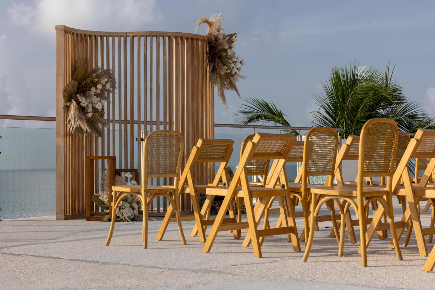 AVA Resort Cancun oceanfront wedding venue terrace"