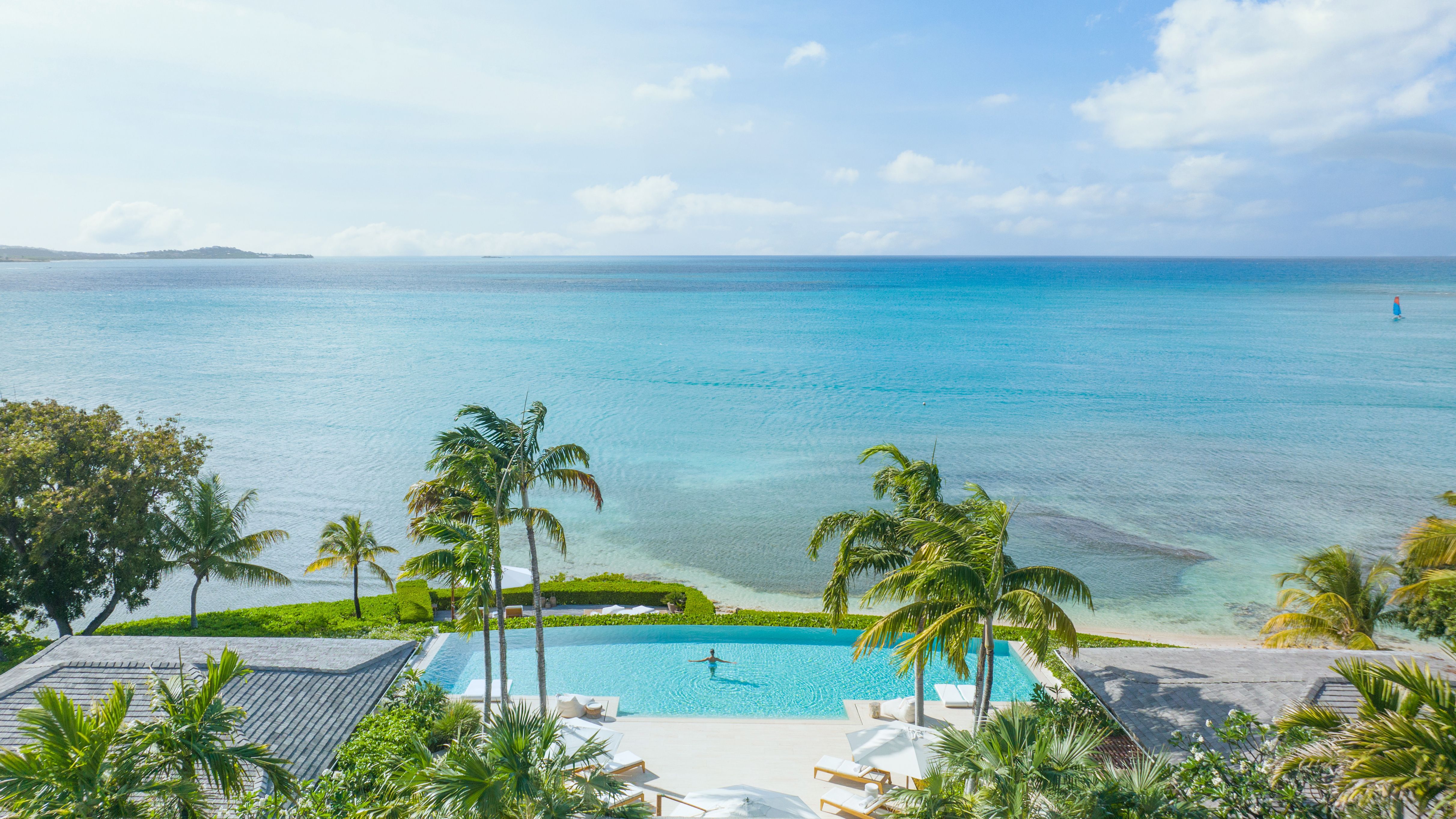 Jumby Bay Beach and Pool for Honeymoon