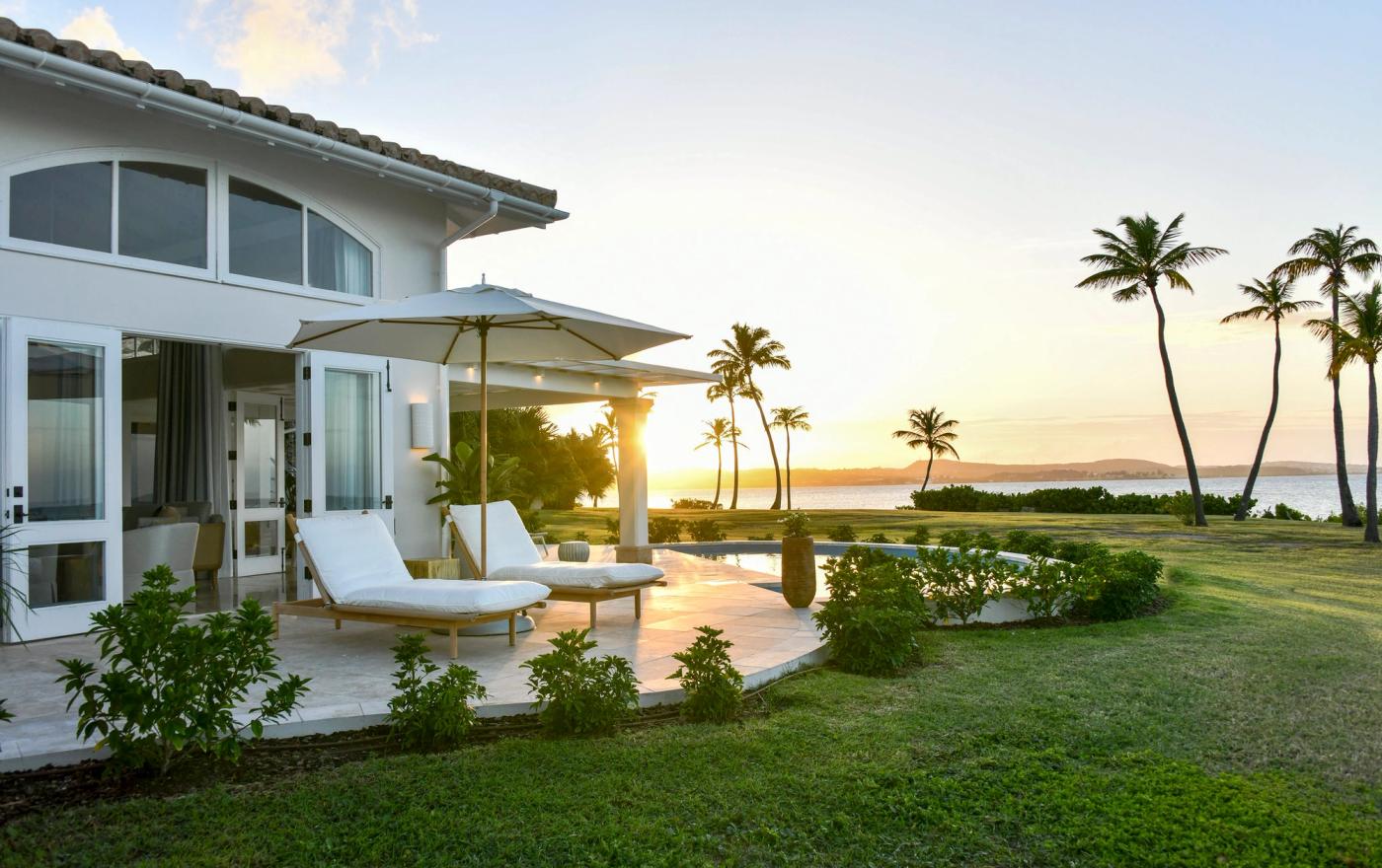 Jumby Bay Antigua Private Villa for honeymoon and destination wedding