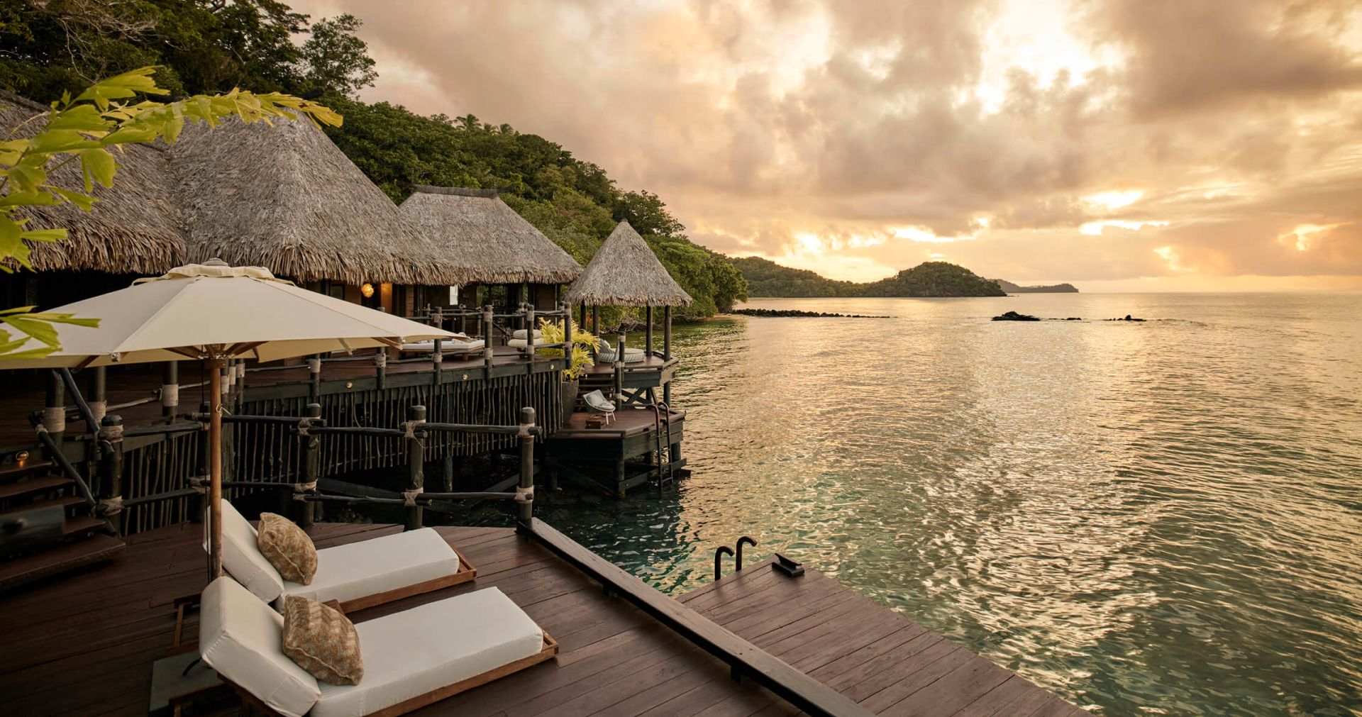 Como Laucala Fiji overwater bungalow