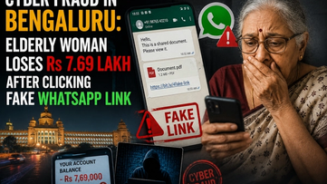 Cyber Fraud in Bengaluru: Elderly Woman Loses Rs 7.69 Lakh After Clicking Fake WhatsApp Link