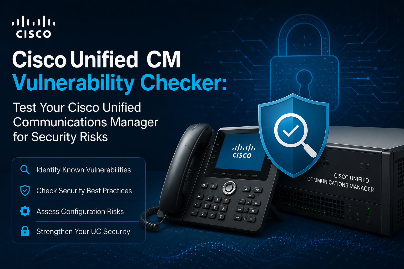 Cisco Unified CM Vulnerability Checker: Test Your Cisco Unified Communications Manager for Security Risks