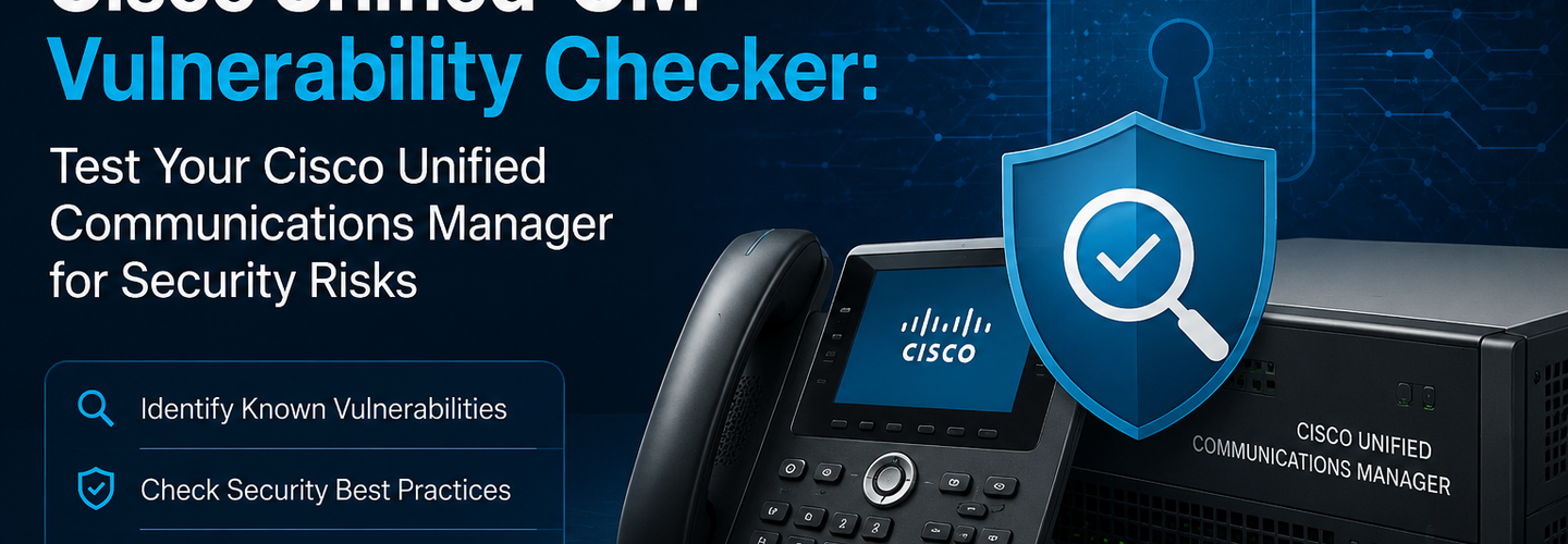 Cisco Unified CM Vulnerability Checker: Test Your Cisco Unified Communications Manager for Security Risks