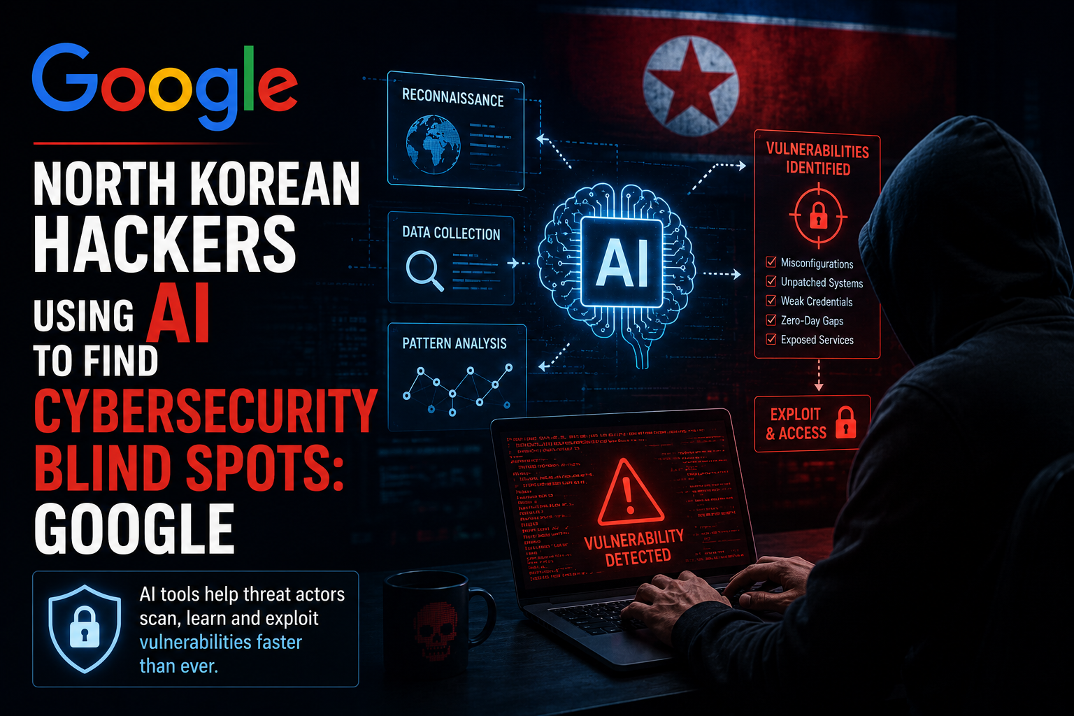 Google Reports North Korean Hackers Using AI to Target Cybersecurity Blind Spots