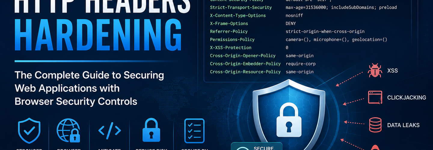 OWASP HTTP Headers Hardening: The Complete Guide to Securing Web Applications with Browser Security Controls