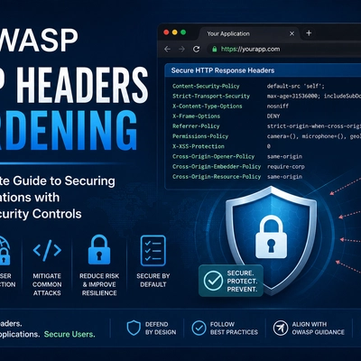 OWASP HTTP Headers Hardening: The Complete Guide to Securing Web Applications with Browser Security Controls