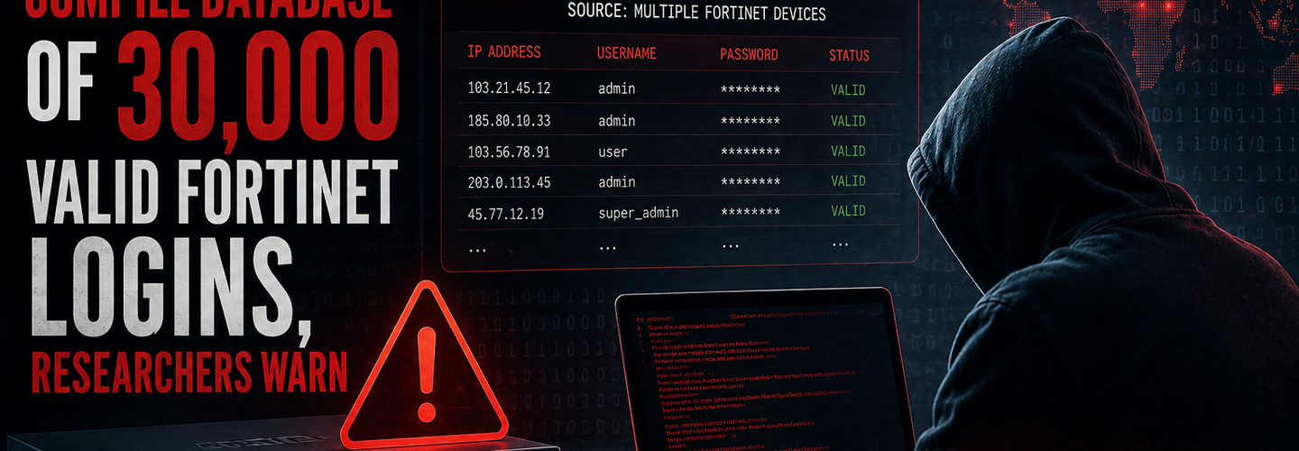 Hackers Compile Database of 30,000 Valid Fortinet Logins: A Definitive Threat Analysis and Remediation Guide
