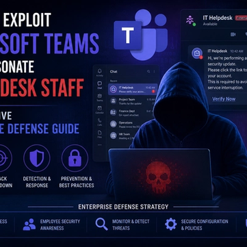 Hackers Exploit Microsoft Teams to Impersonate IT Helpdesk Staff: The Definitive Enterprise Defense Guide