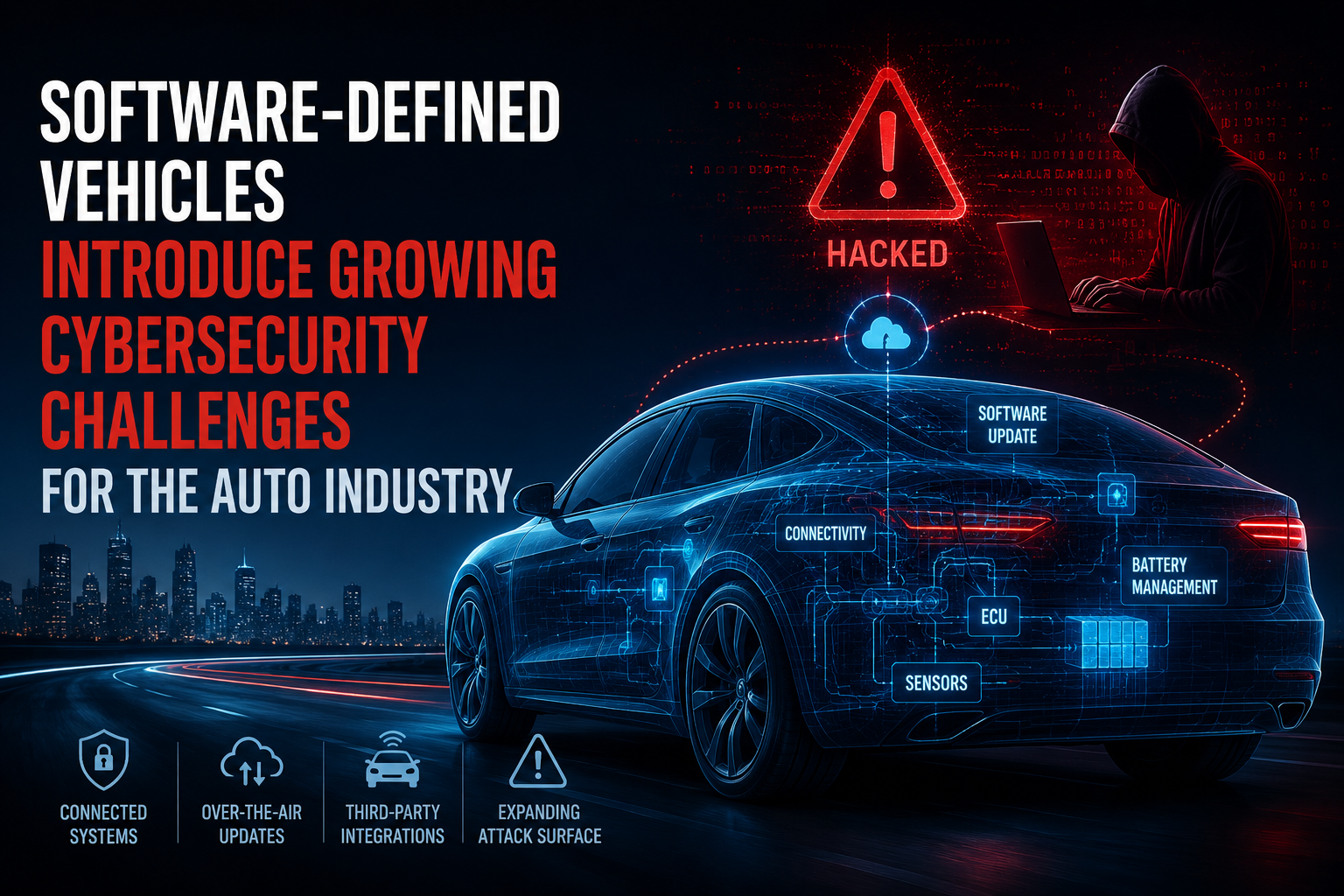 Software-Defined Vehicles Introduce Growing Cybersecurity Challenges for the Auto Industry