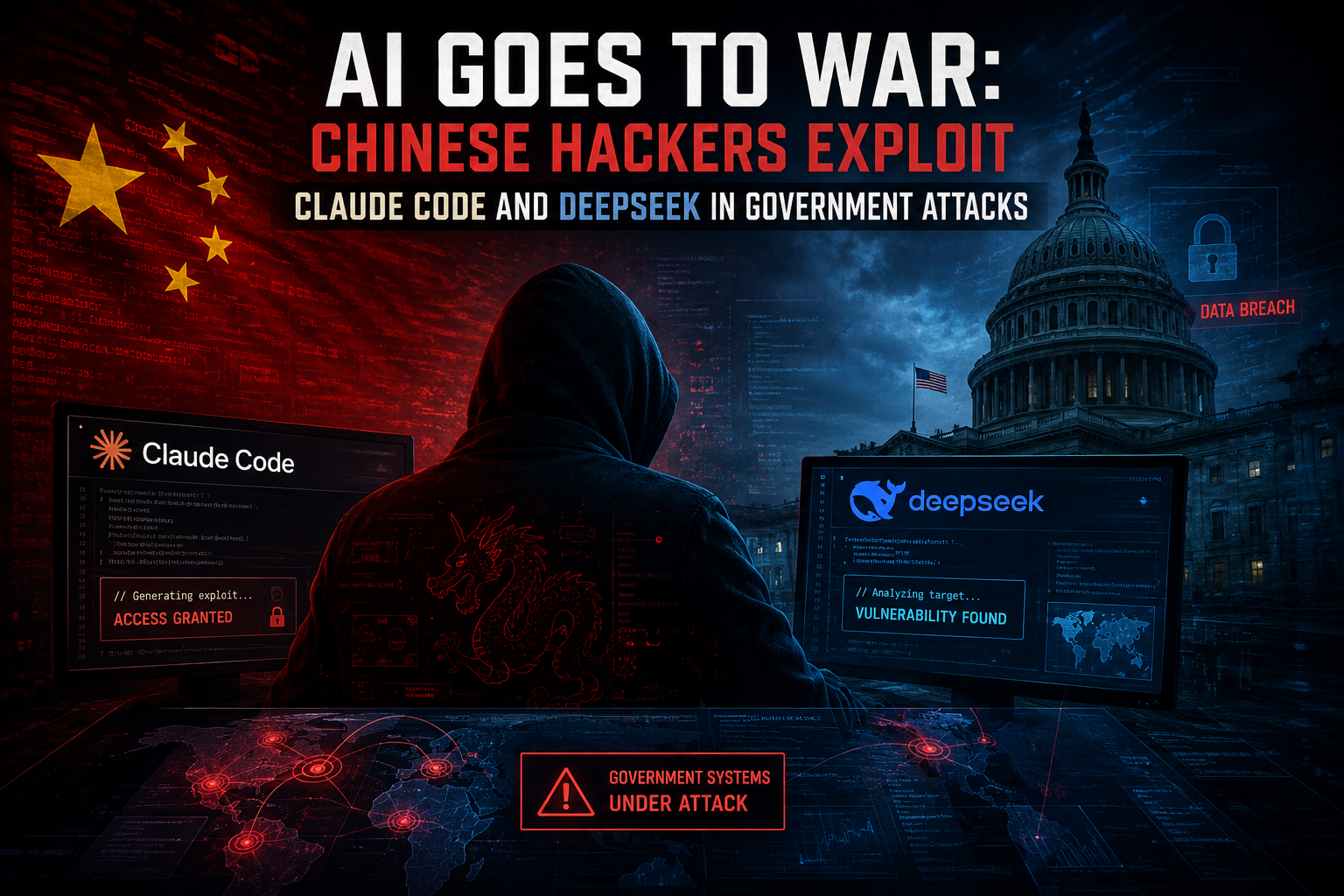 AI Goes to War: Chinese Hackers Exploit Claude Code and DeepSeek in Government Attacks