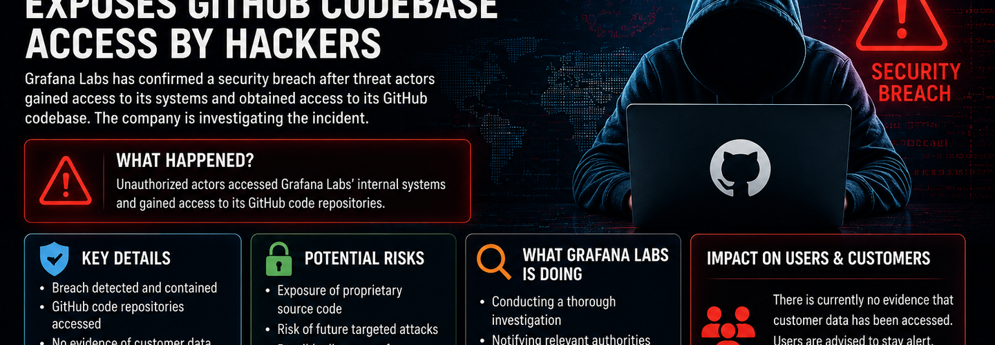 Grafana Labs Security Breach Exposes GitHub Codebase Access by Hackers