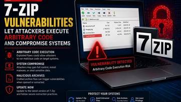 Critical 7-Zip Vulnerabilities Could Allow Arbitrary Code Execution on Windows Systems