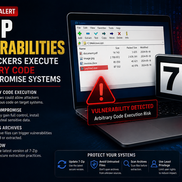 Critical 7-Zip Vulnerabilities Could Allow Arbitrary Code Execution on Windows Systems