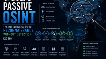 The Anatomy of Passive OSINT: The Definitive Guide to Reconnaissance Without Detection (2026)