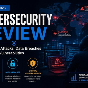 June 2026 Cybersecurity Review: Top Cyber Attacks, Data Breaches & Critical Vulnerabilities