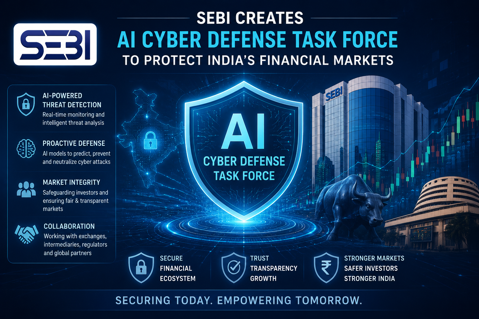 SEBI Creates AI Cyber Defense Task Force to Protect India’s Financial Markets