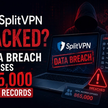 SplitVPN Hacked: Data Breach Exposes 865,000 User Records and 58 Million Hidden Connection Logs (July 2026)